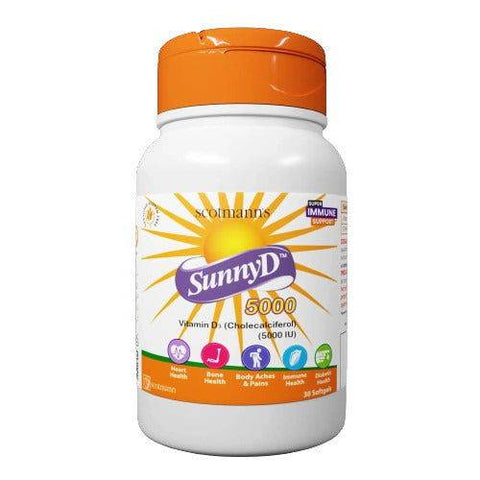 Scotmann’s SunnyD 5000 30 Softgels - Vitamins House