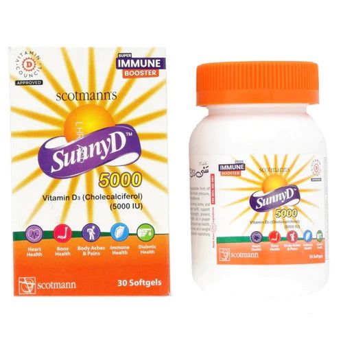 Scotmann’s SunnyD 5000 30 Softgels - Vitamins House