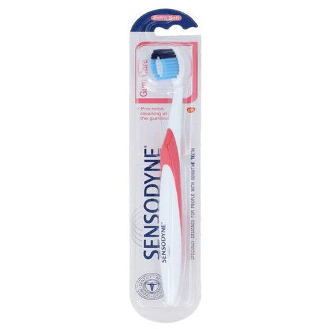 Sensodyne Gum Care Extra Soft Toothbrush (Red), 1 Ct - Vitamins House