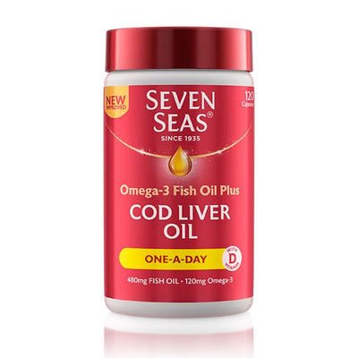 Seven Seas Cod Liver Oil One a Day 120 Capsules in Pakistan