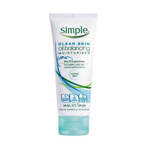 Simple Clear Skin Oil Balancing Moisturiser 75Ml - Vitamins House