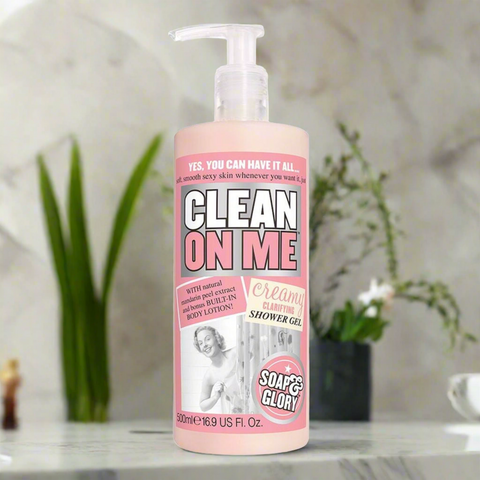 Soap & Glory Clean On Me Creamy Clarifying Shower Gel 500Ml - Vitamins House