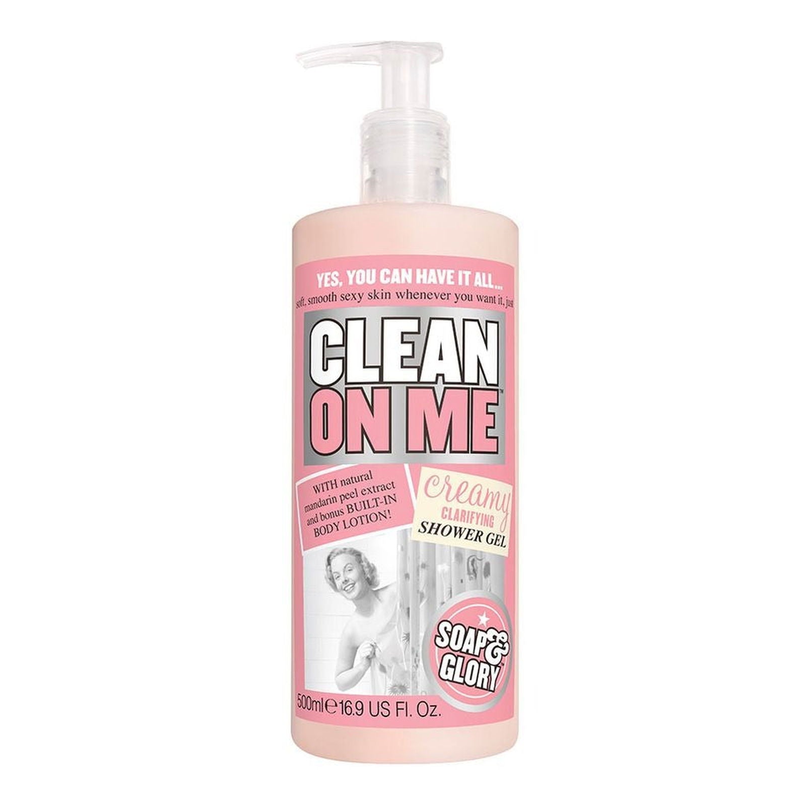 Soap & Glory Clean On Me Creamy Clarifying Shower Gel 500Ml - Vitamins House