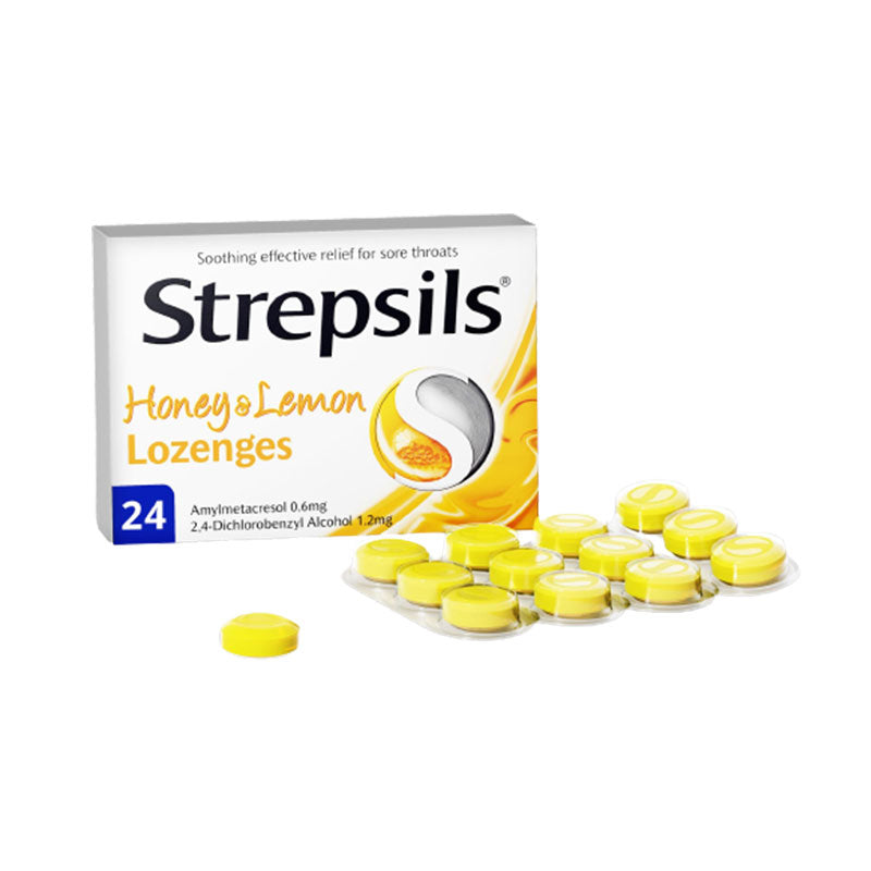 Strepsils Honey & Lemon 24 CT UK Imported