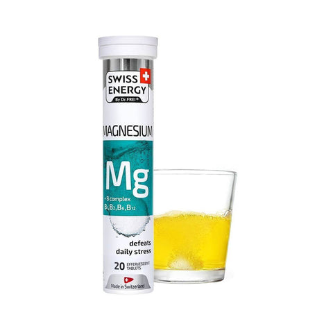 Swiss Energy Magnesium Effervescent Tablets, 20 Ct - Vitamins House