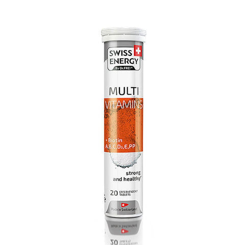 Swiss Energy Multivitamins + Biotin Effervescent Tablets, 20 Ct - Vitamins House