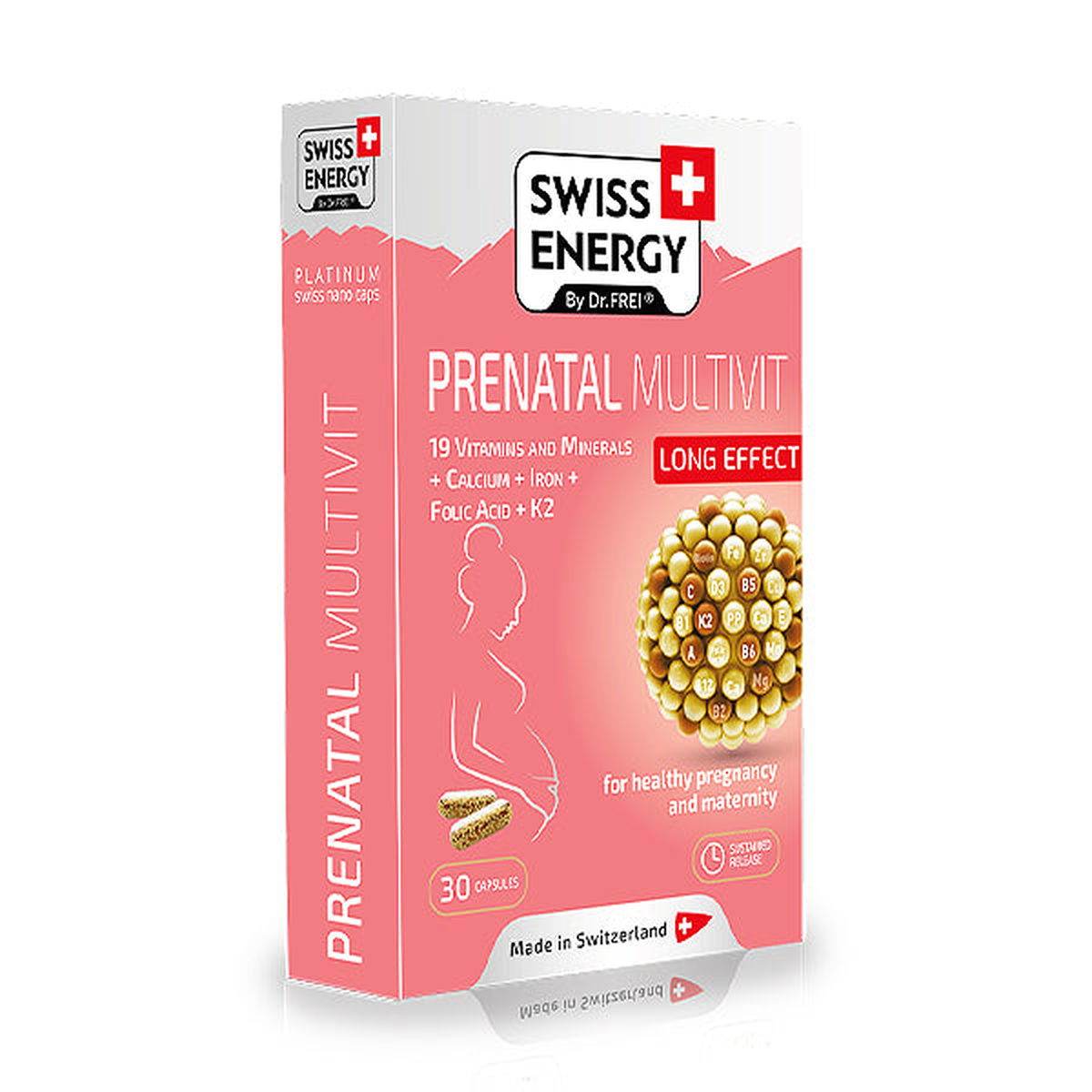 Swiss Energy Prenatal Multivit Capsule, 30 Ct - Vitamins House