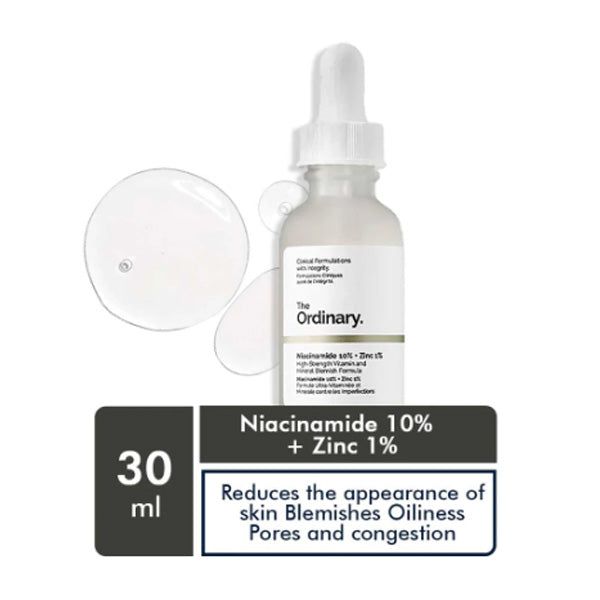 The Ordinary Niacinamide 10% + Zinc 1% 30ml - Vitamins House