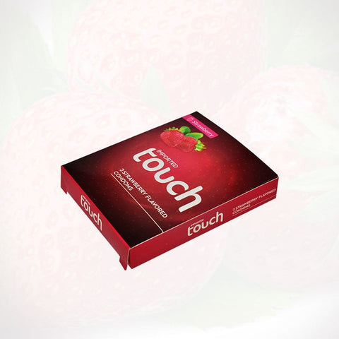 Touch Strawberry Flavor 3 Condoms