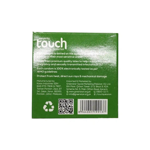 Touch Scented 5 Dotted Condoms Imported in Pakistan at Vitamins House