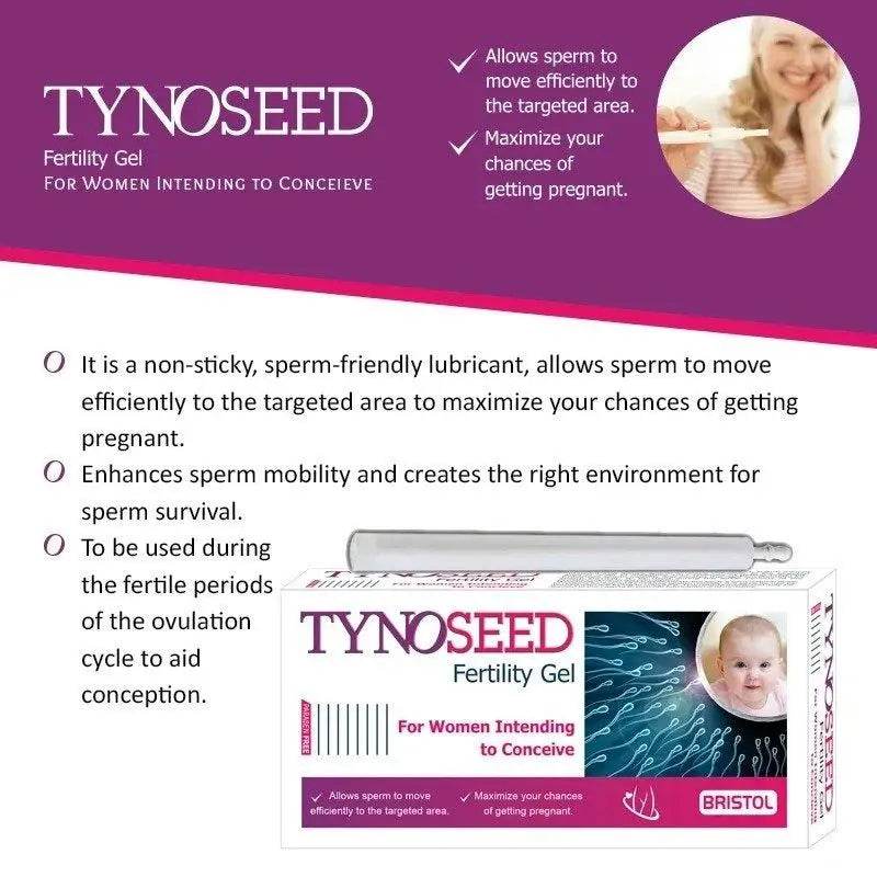 Tynoseed Fertility Friendly Lubricant Gel, 35g - Bristol - Vitamins House