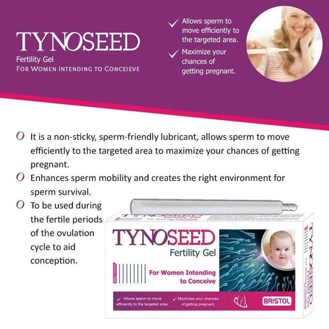 Tynoseed Fertility Friendly Lubricant Gel, 35g - Bristol - Vitamins House