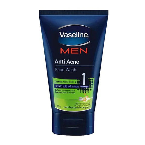 Vaseline Men Anti Acne Face Wash, 100g - Vitamins House
