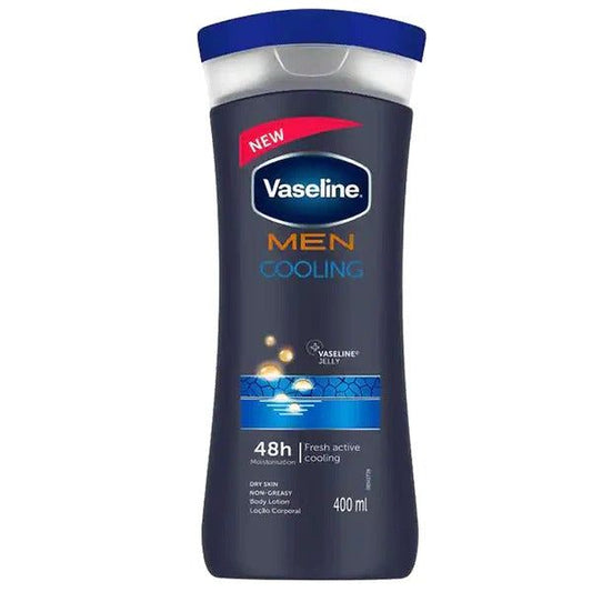 Vaseline Men Cooling 48H Body Lotion, 400ml - Vitamins House