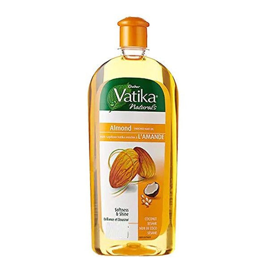 Vatika Almond Enriched Softness & Shine Hair Oil, 100ml - Vitamins House
