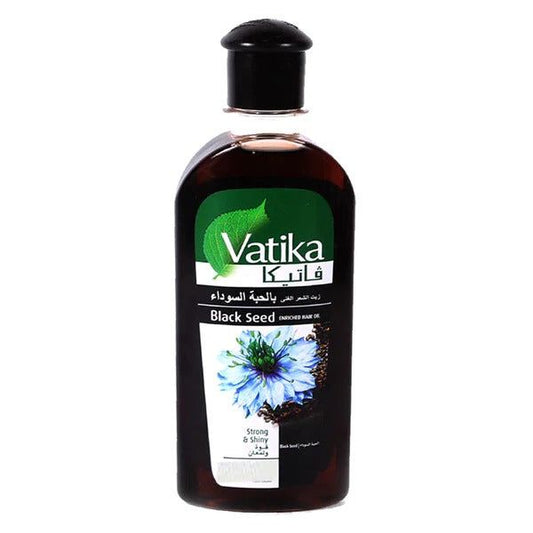 Vatika Black Seed Enriched Strong & Shiny Hair Oil, 100ml - Vitamins House