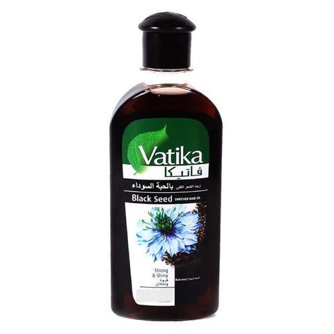 Vatika Black Seed Enriched Strong & Shiny Hair Oil, 100ml - Vitamins House