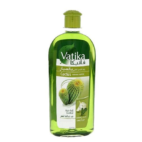 Vatika Cactus Enriched Hair Fall Control Hair Oil, 100ml - Vitamins House