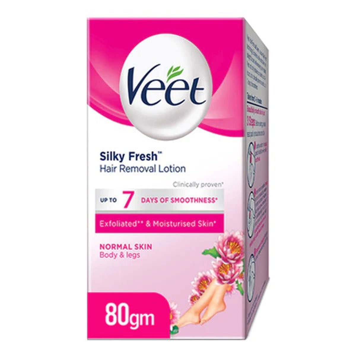Veet Silky Fresh Hair Removal Lotion for Normal Skin, 80g - Vitamins House