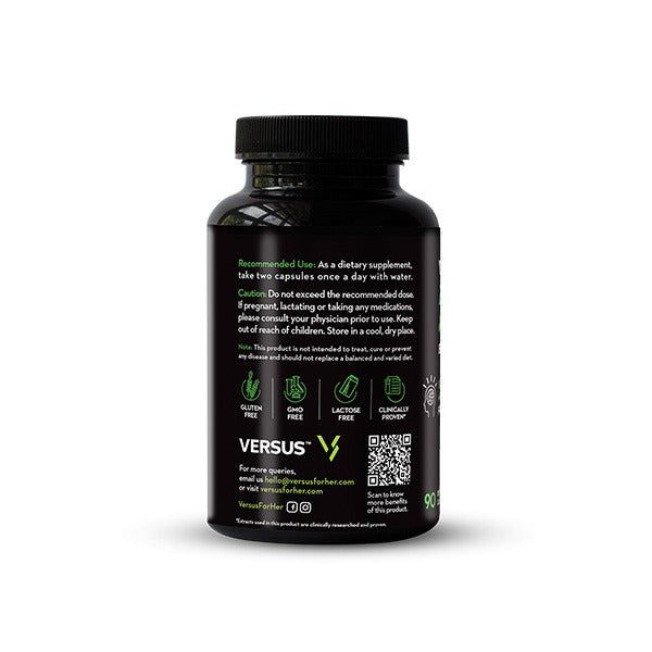 Versus Ashwagandha & Ginseng 90ct - Vitamins House