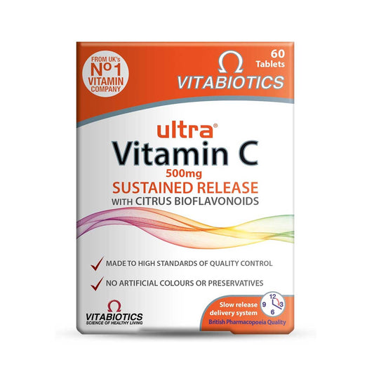Vitabiotics Ultra Vitamin C 500mg 60 Tablets in Pakistan