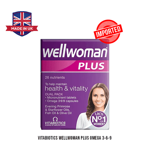 Vitabiotics Wellwoman Plus Omega 3-6-9