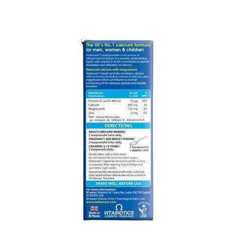 Vitabiotics Osteocare Liquid 200ml - Vitamins House