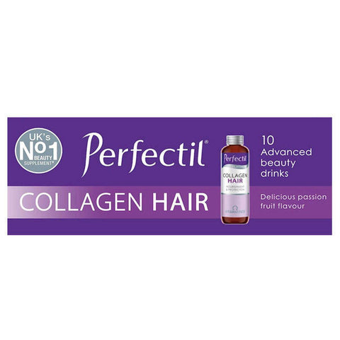 Vitabiotics Perfectil Platinum Collagen Hair - 10 Advanced Beauty Drinks - Vitamins House