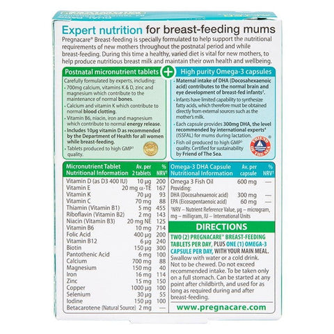 Vitabiotics Pregnacare Breast-feeding - Vitamins House