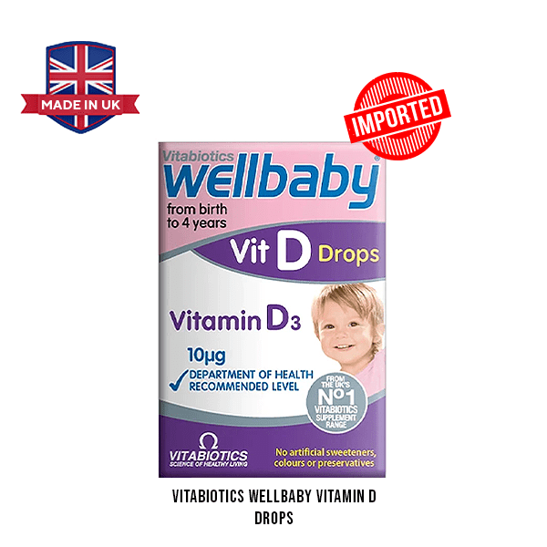 Vitabiotics Wellbaby Vitamin D Drops - Vitamins House