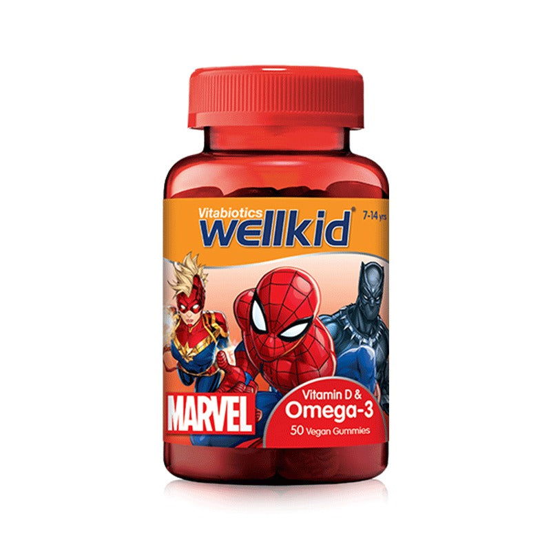 Vitabiotics Wellkid Marvel Omega-3 with Vitamin D - Vitamins House