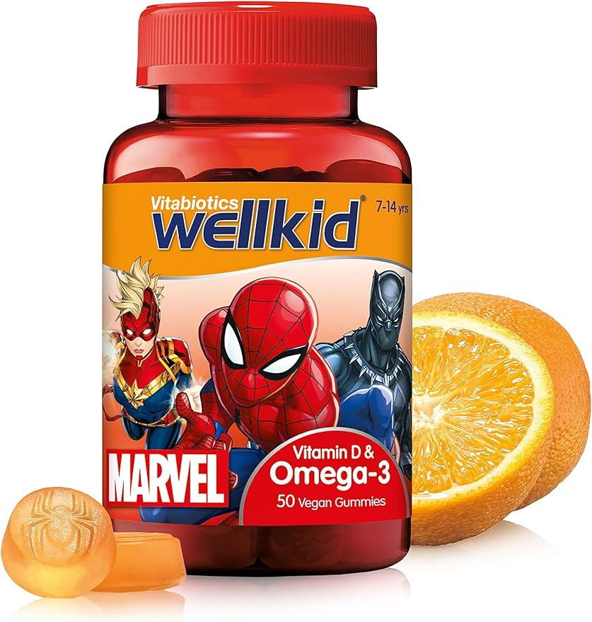 Vitabiotics Wellkid Marvel Omega-3 with Vitamin D - Vitamins House