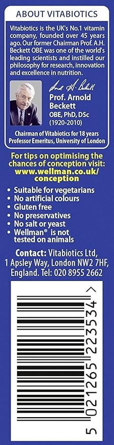 Vitabiotics Wellman Conception (30 Tab) - Vitamins House