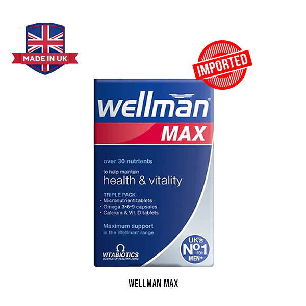 Vitabiotics Wellman Max - 84 Tablets - Vitamins House