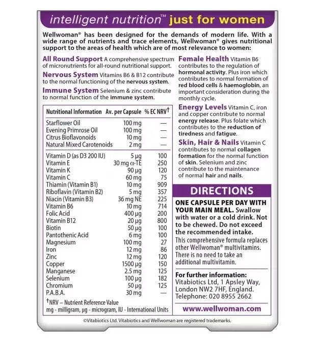 Vitabiotics Wellwoman Original in Pakistan