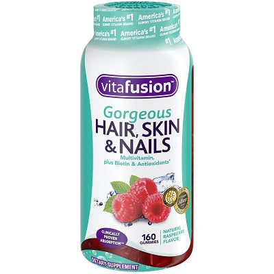 VitaFusion Gorgeous Hair, Skin and Nails Multivitamin Gummies 160CT