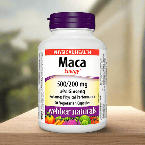 Webber Naturals Maca with Ginseng for Men Vitality - Vitamins House