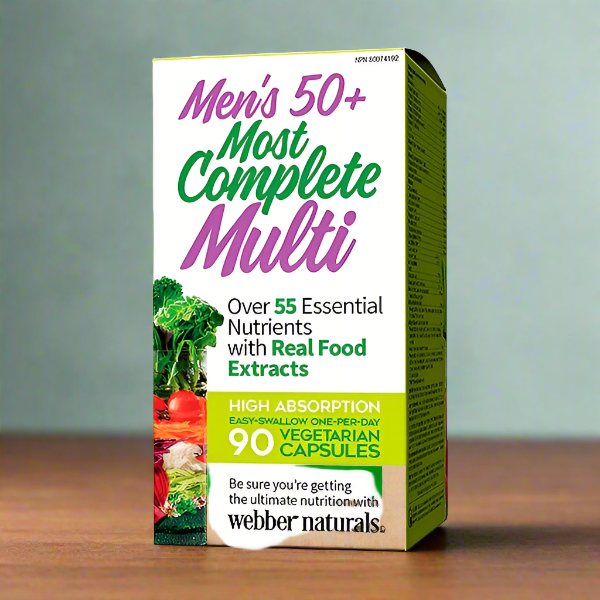 Webber Naturals Men's 50+ Most Complete Multi - Vitamins House
