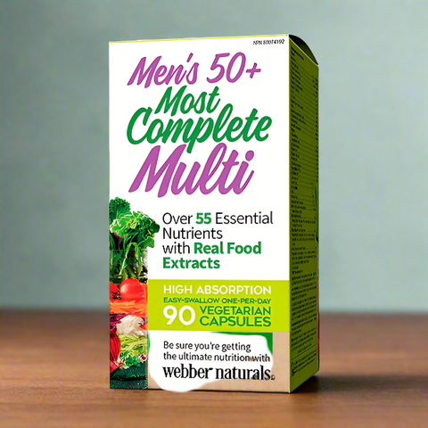 Webber Naturals Men's 50+ Most Complete Multi - Vitamins House