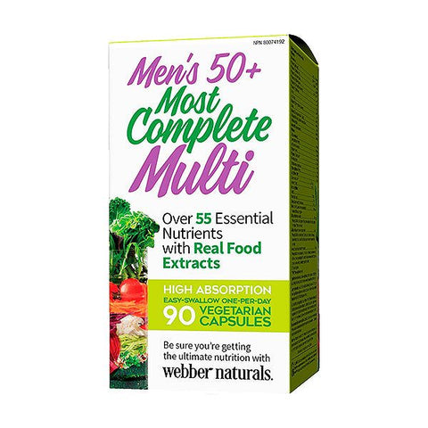 Webber Naturals Men's 50+ Most Complete Multi - Vitamins House