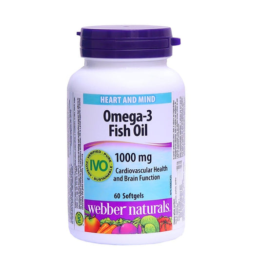 Webber Naturals Omega-3 Fish Oil 1000mg 60 Ct in Pakistan