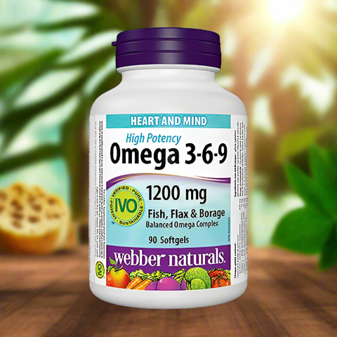 Webber Naturals Omega 3-6-9 - Vitamins House