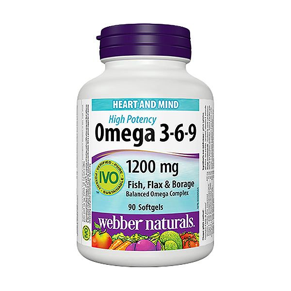 Webber Naturals Omega 3-6-9 - Vitamins House