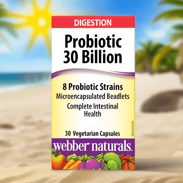 Webber Naturals Probiotic 30 Billion 8 Probiotic Strains, 30 Ct - Vitamins House