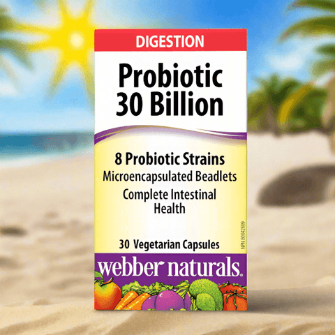 Webber Naturals Probiotic 30 Billion 8 Probiotic Strains, 30 Ct - Vitamins House