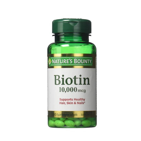 Nature's Bounty Biotin 10000 mcg, 120 Ct