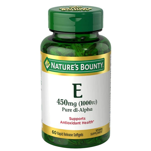 Nature's Bounty Vitamin E 450mg, 60 Ct