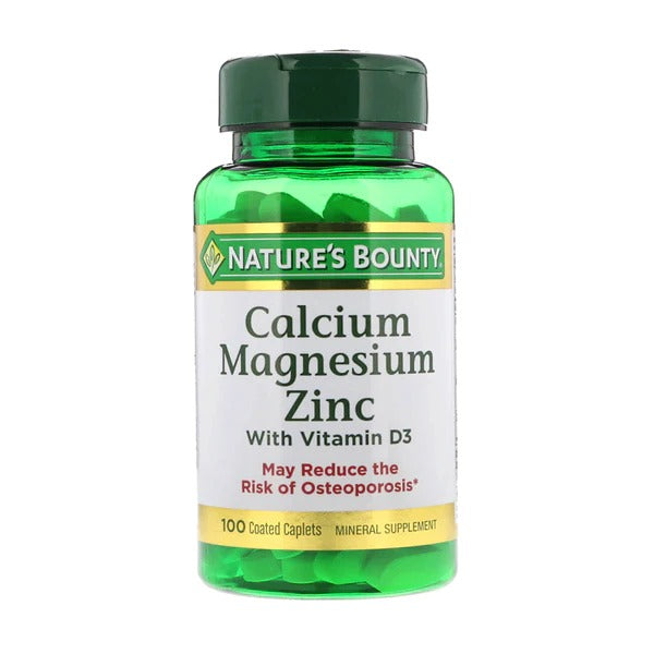 Nature's Bounty Calcium Magnesium Zinc, 100 Ct
