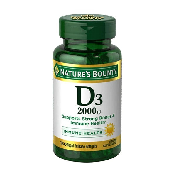 Nature's Bounty Vitamin D3 2000 IU, 150 Ct