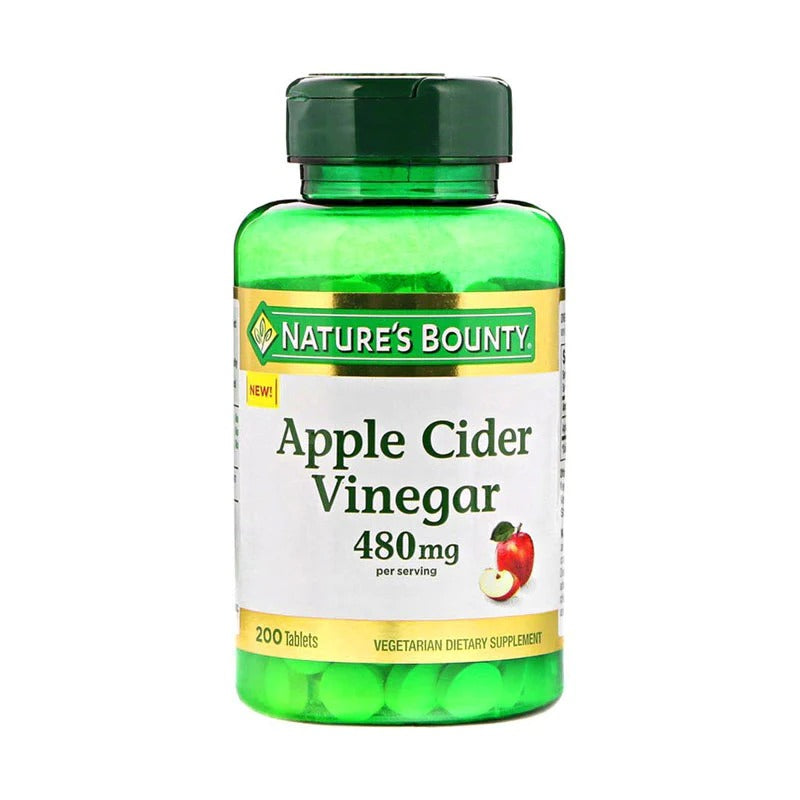 Nature's Bounty Apple Cider Vinegar, 480mg, 200 CT
